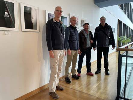 4 der Helfer (v.l.n.r.): Bodo Viebahn, Christoph Linzbach, Rick Maria Nüßler und Wolfgang Lasars