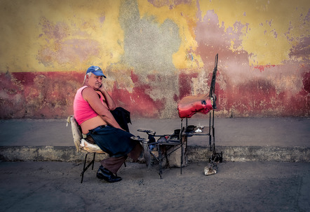 Kubanischer Schuhputzer - Brigitte Salzmann (Fotofreunde Zehlendorf)