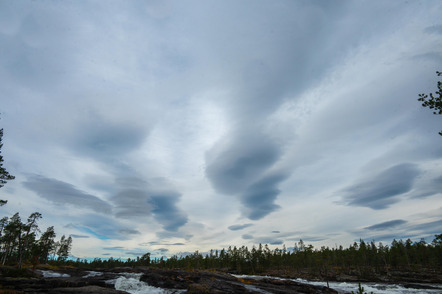 Wolken über Lappland—Konrad Lanz