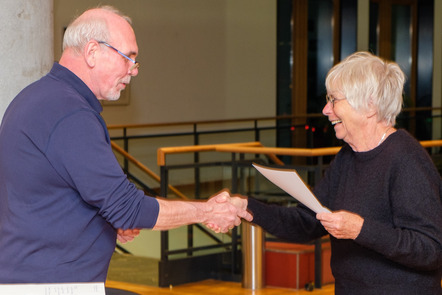 Urkunden-Gewinnerin Kristin Hachenberg (Foto Thomas Scharfstädt)